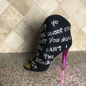 giuseppe zanotti swarovski bootie